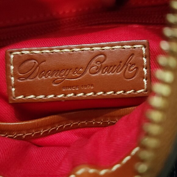 Dooney & Bourke Pebble Grain Navy Leather Crossbody Pouch Bag - Picture 7 of 11